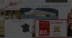 Desktop Screenshot of lafficheimmobiliere.fr